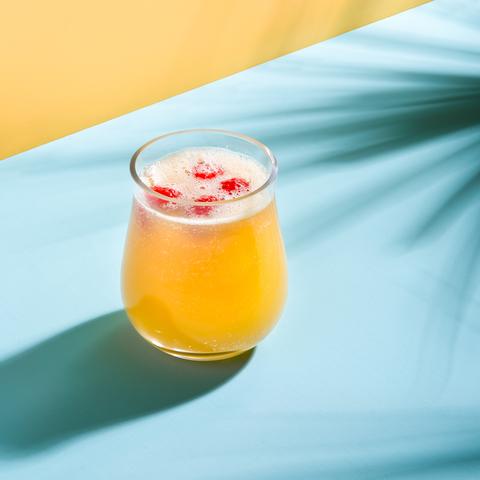 Pineapple Raspberry Mimosa