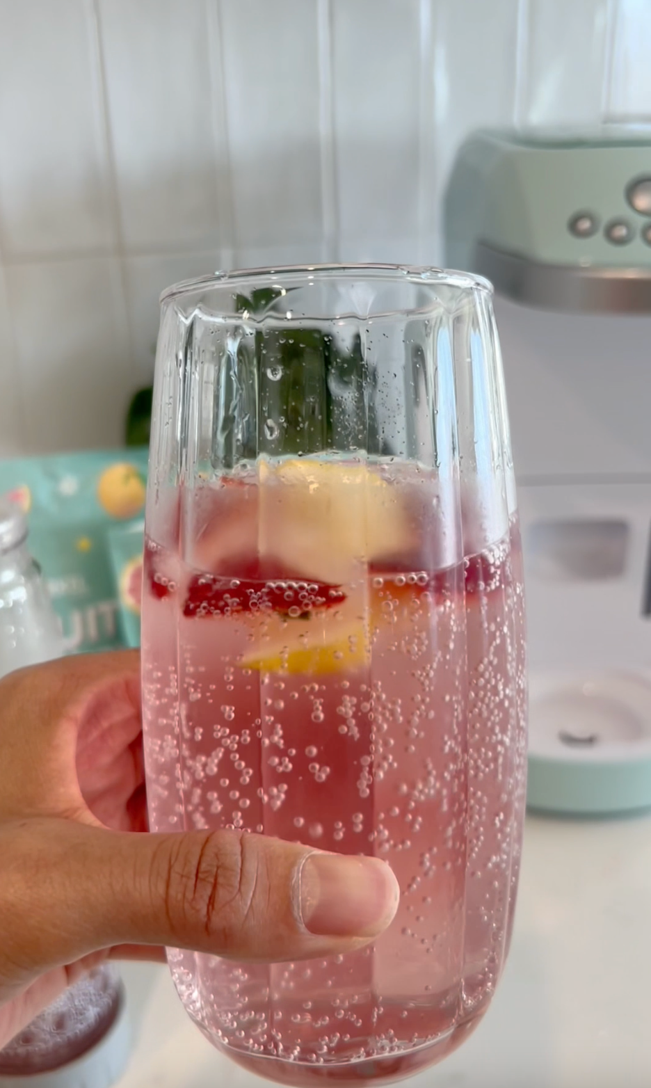 Strawberry Grapefruit Soda
