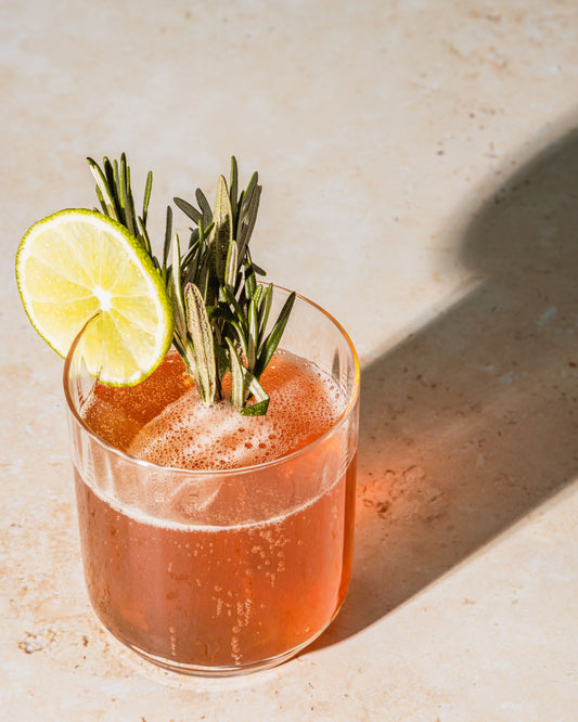 Grapefruit Rosemary Tea Fizz