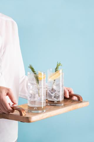 Lemon-Rosemary Vodka Soda
