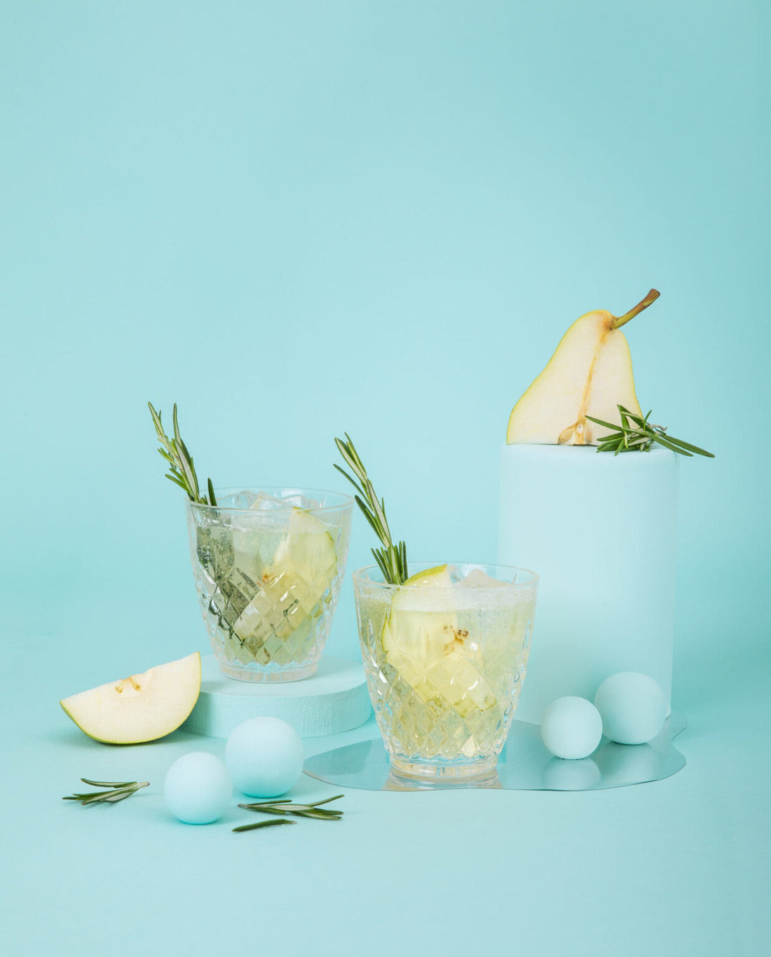 Sparkling Pear Cocktail